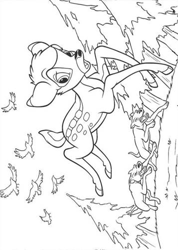 Kids-n-fun.de | 29 Ausmalbilder von Bambi 2